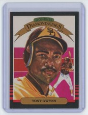 1985 DONRUSS DIAMOND KING TONY GWYNN . SAN DIEGO PADRES #25