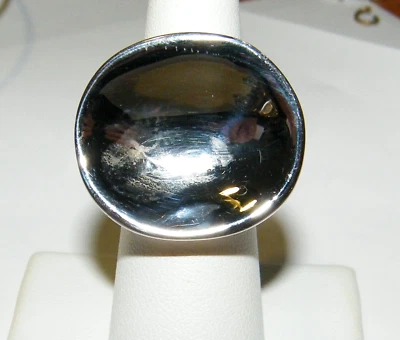 Anel Robert Lee Morris RLM grande modernista esterlina 925 - tamanho 7 - Imagem 1 de 4