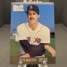 1991 Fleer Ultra Tom Bolton #28 Boston Red Soxs