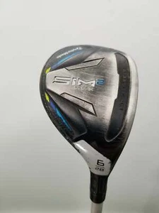 2021 TAYLORMADE SIM2 MAX 6 HYBRID 28* LADIES ALDILA NV WHITE 45 +HC POOR - Picture 1 of 11