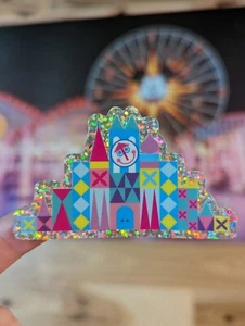Pegatina de It's a Small World, pegatina de Disney, pegatina de castillo mágico de Fantasyland - Imagen 1 de 7