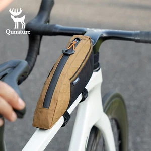 Qunature Marco de Bicicleta Tubo Bolsa Bolsillo Superior Impermeable Bikepacking Bolsa Superior - Imagen 1 de 16