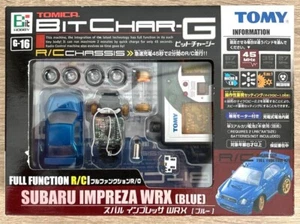 TOMY Micro Remote Control Car BIT CHAR-G JDM Legend SUBARU IMPREZA WRX Blue New - Photo 1 sur 3