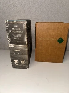 Vtg THE BASEBALL ENCYCLOPEDIA Complete and Official 1969 1st Print Macmillan HC - Picture 1 of 11