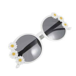 Flower Glasses Cute Sunglasses for Women Tropical Party Funny - Picture 1 of 10