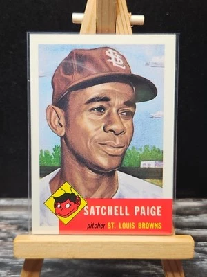 1991 Topps Archives The Ultimate 1953 Set - Satchel Paige #220 - Image 1 of 2