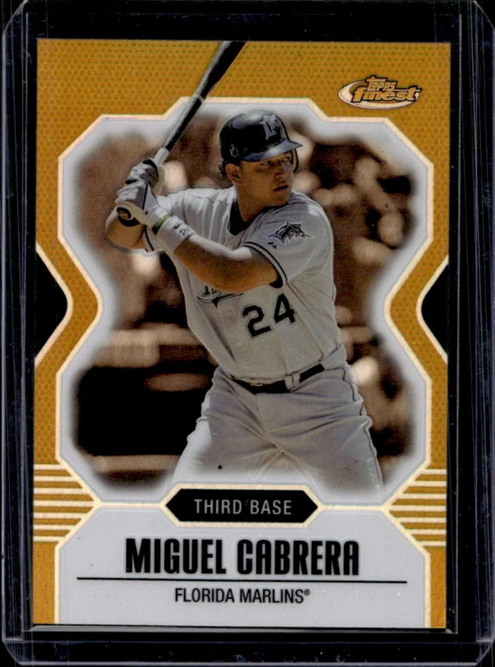 2007 Finest Miguel Cabrera Gold Refractor #49/50 - Image 1 of 2