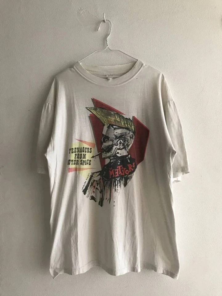 Camiseta The Meteors Blanca Manga Corta Algodón Unisex S-5XL VM6019 Foto 1 de 1