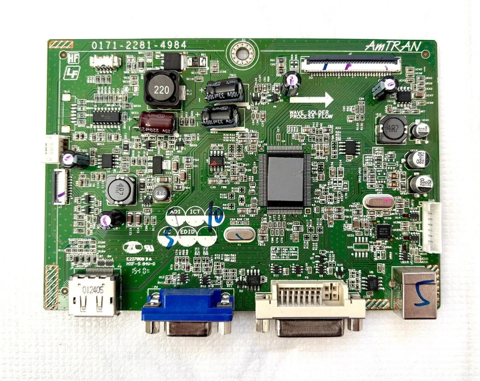 HP E271i Monitor Mainboard 0171-2281-4984 SIM222 1413 - Bild 1 von 1