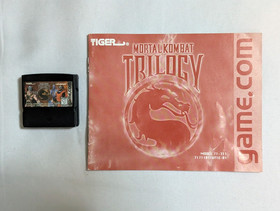 Mortal Kombat Trilogy (Tiger Game.com, 1998) Cartridge & Manual - Clean/Tested