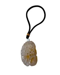 Fine Agata Cinese Vintage Gemma Giada Hetian Intagliata # S5 - Foto 1 di 3