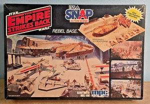 Vintage Star Wars Empire Strikes Back Rebel Base MPC Snap Action Scene Model Kit - Picture 1 of 6