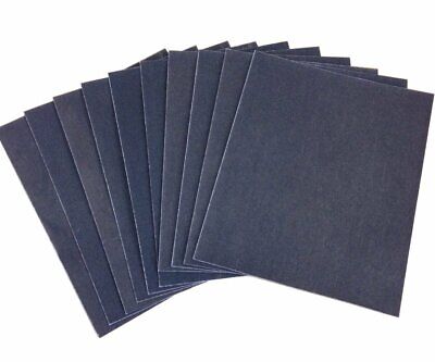 Blue Emery Cloth Paper Sheet Metalworking Sanding 40 60 80 120 150 Grit • 16.75£