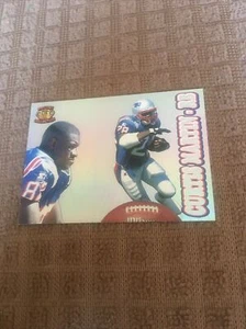 Curtis Martin 1995 Pacific Prisms Rookie Card #195 NFL HOF New England Patriots - Picture 1 of 2
