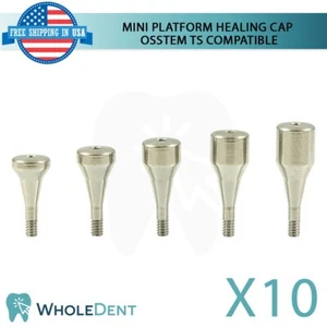 10 Mini Tapas Curativas Dentales Titanio 2,1mm Osstem® TS Hiossen® ET Compatible Hexagonal - Imagen 1 de 4