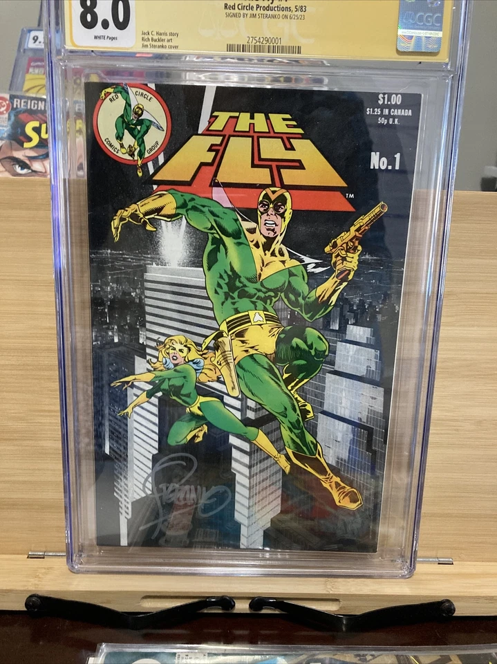The FLY #1 Red Circle /Archie (1983)  Signed by STERANKO CGC 8.0 - Image 1 of 3
