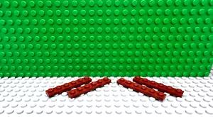 Lego 4 dunkelrote 1x6 Grundplatte NEU - Bild 1 von 1
