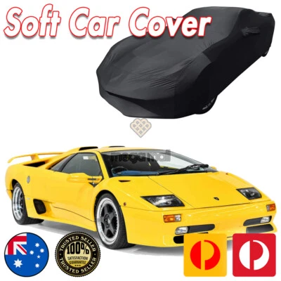 Cubierta de coche clásico Ultra para Lamborghini Diablo SV VT SV-R Roadster negra suave Foto 1 de 4