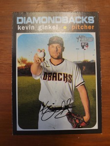 2020 Heritage High Number Base #656 Kevin Ginkel RC Arizona Diamondbacks Rookie