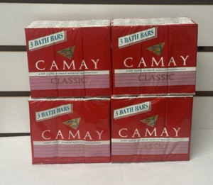 Camay Soap Pink Classic Softly Scented 4 Packs of 3 Individually Boxed Bath Bars - Picture 1 of 4