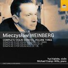 Mieczyslaw Weinberg: Complete Violin Sonatas, Vol. 3 by Yuri Kalnits /...