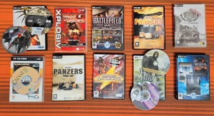 Vintage PC CD ROM Game Bundle Job Lot Tested Gamer Retro Free Postage - Afbeelding 1 van 9