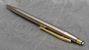 MONTBLANC Noblesse Ballpoint Pen in Silver With Gold Trim P071 - Picture 1 of 10
