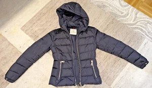 Moncler Damenjacke Hoodie Gr. S Daune Kapuze Schwarz - Bild 1 von 14