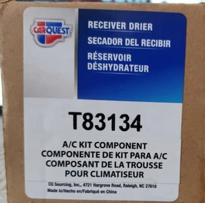 A/C Receiver Drier-Filter Drier. Car Quest T83134 - Picture 1 of 3