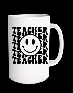 Calcomanía de vinilo pegatina maestro educador escuela ventana personalizada coche Yeti ¡Muchos colores! - Imagen 1 de 8
