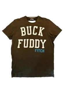 Vintage Abercrombie & Fitch Funny Tee Shirt Buck Fuddy Mens Medium Muscle - Picture 1 of 4