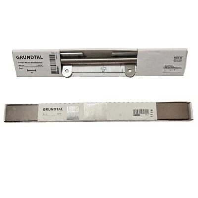 IKEA Magnetic Knife Holder & Towel Rack GRUNDTAL Mikael Warnhammar 15 3/4” NOS - Image 1 of 4