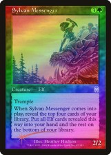 Sylvan Messenger FOIL Apocalypse HEAVILY PLD Green Uncommon MAGIC CARD ABUGames