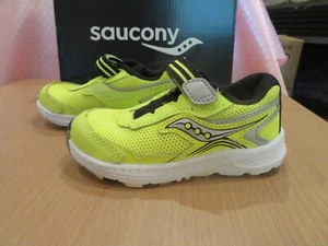*NUEVOS Zapatos de Tenis Saucony Ride 10 Verde Citrón para Niños Pequeños, 8 - Imagen 1 de 4