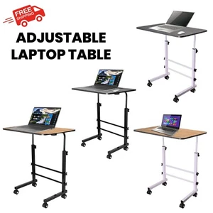 Adjustable  Portable Laptop Table Stand Lap Room Sofa Computer Folding Desk UK - Picture 1 of 41