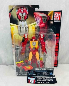 Transformers Titans Return Deluxe Class Hot Rod con Firedrive MOSC sigillato - Foto 1 di 1