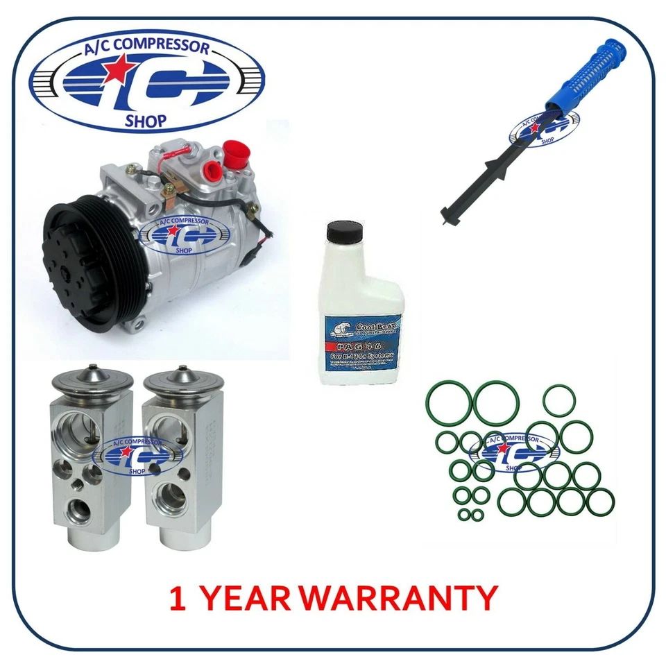 Kit de compresor de aire acondicionado para Mercedes-Benz CLK320 2003 OEM 7SEU16C 97394 Foto 1 de 4