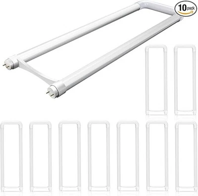 Upgrade your commercial or home lighting with this 10-pack of T8 T10 T12 U-bend - Image 1 of 4