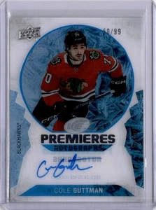 Cole Guttman Premieres /99 Rookie Auto #IPA-CG 2023-24 Upper Deck Ice  RC - Picture 1 of 2