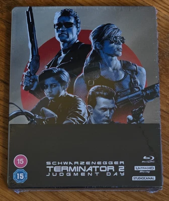 Terminator 2 Judgement Day 4K UHD + 3D Blu-ray Steelbook Studio Canal Brand New - Image 1 of 3