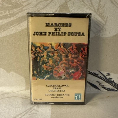 Rudolf Urbanec John Philip Sousa Czechoslovak Brass Orchestra Cassette SEALED - Image 1 of 4