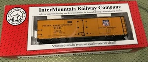 InterMountain Railway Steel Sided Ice Bunker Pacific Fruit #42279 O 2-Rail NIB - Picture 1 of 3