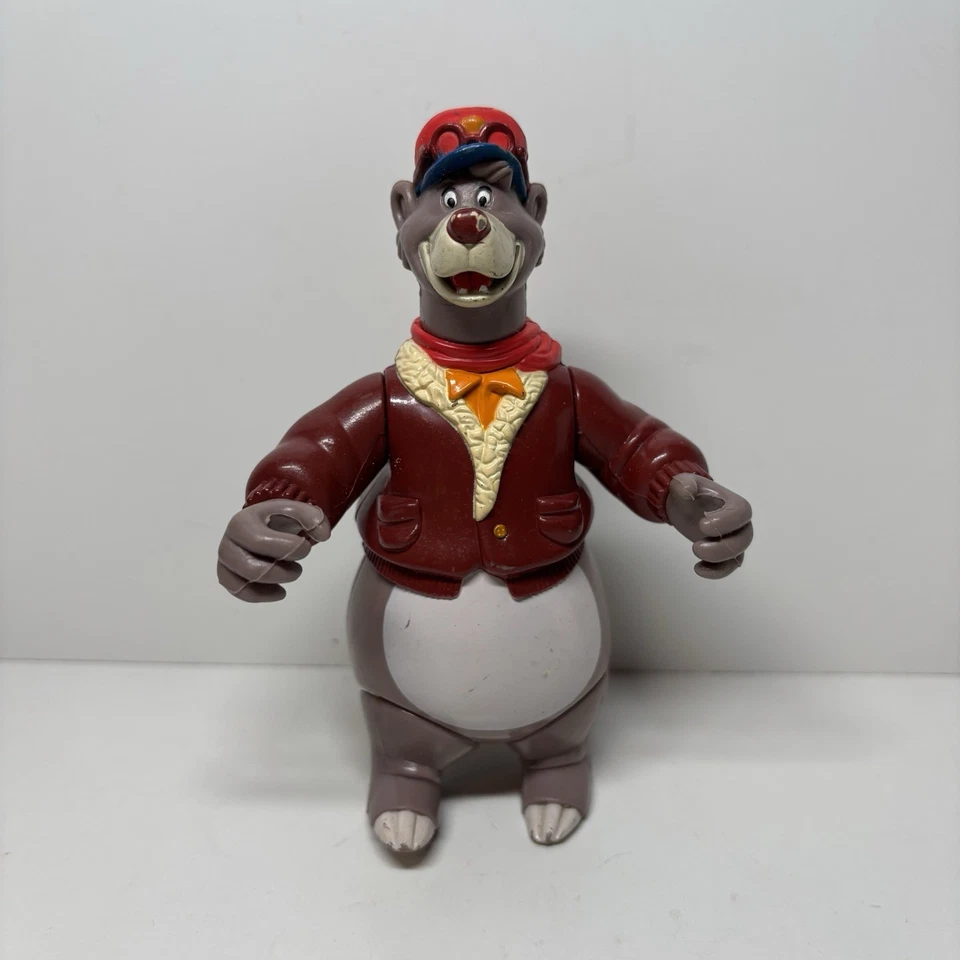Figura de acción Talespin Baloo 1991 Disney Playmates casi 5" oso de juguete vintage Foto 1 de 4