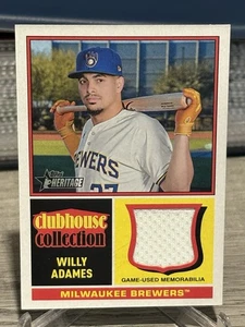 2025 Topps Heritage #CCR-WA Willy Adames Clubhouse Collection Relics - Picture 1 of 2