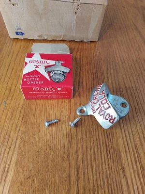 Vintage Royal Crown Cola Starr X Bottle Opener W/box NOS  - Image 1 of 4