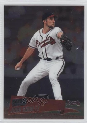 2000 Topps Stadium Club Chrome John Smoltz #54 HOF - Image 1 of 2