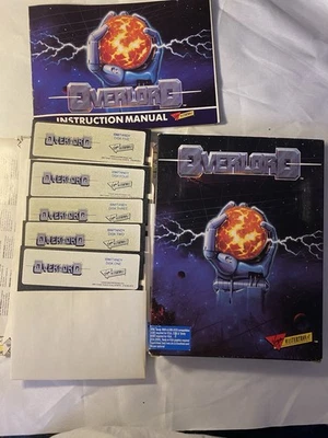 Overlord IBM/Dos Computer Floppy Game Big Box CIB Complete w/ Manual And Inserts - Image 1 of 4