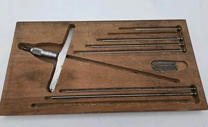 Starrett Depth Micrometer No. 445 NEEDS TLC - Picture 1 of 8