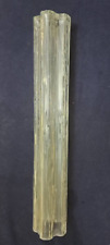 Vintage 17.5" Murano Tube tronchi triangle glass prisms for chandelier and lamps