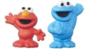 Sesame-Street Figures, 2.75 Inches, ELMO & Cookie Monster - Picture 1 of 2